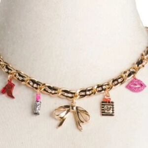 NWT Betsey Johnson Charm Neckace